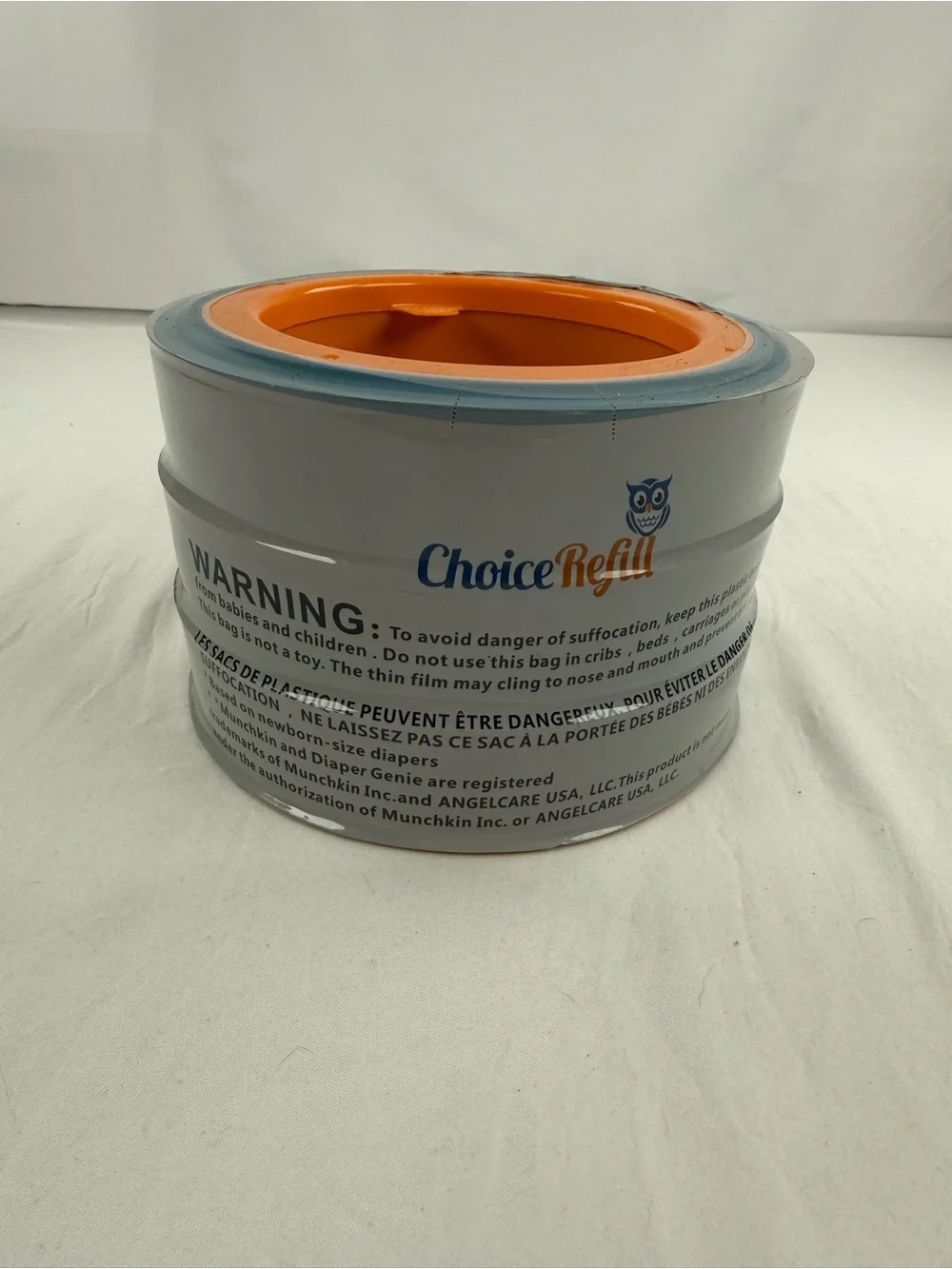 Choice Refills Orange Diaper Pail Refill Canister- 4 Pack